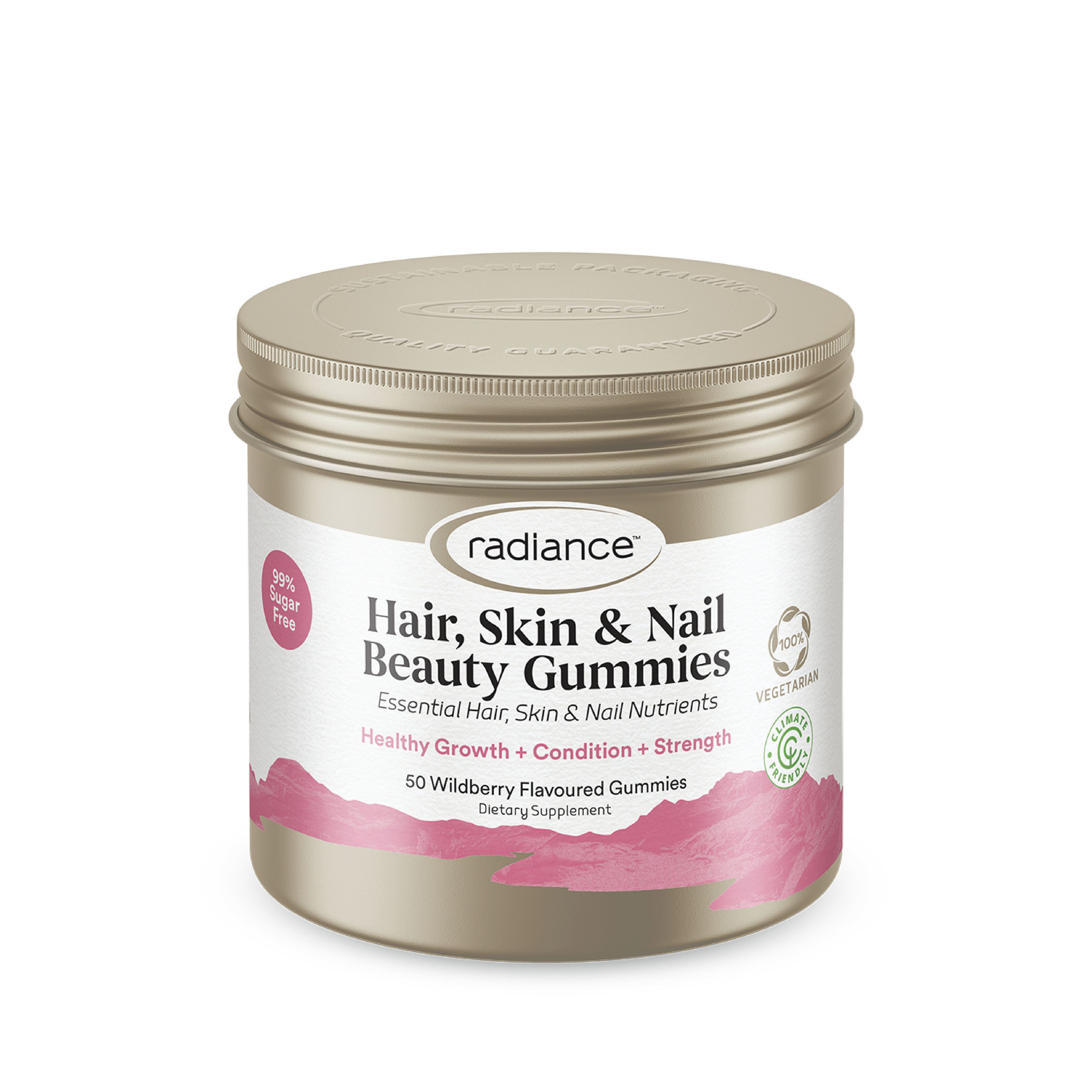 Radiance™ Hair & Nail Beauty Gummies (% Sugar Free)
