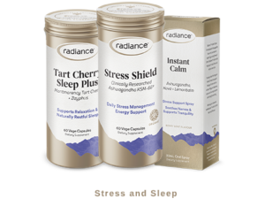 Radiance supplements stress and sleep products
