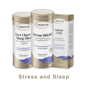 Radiance supplements stress and sleep products