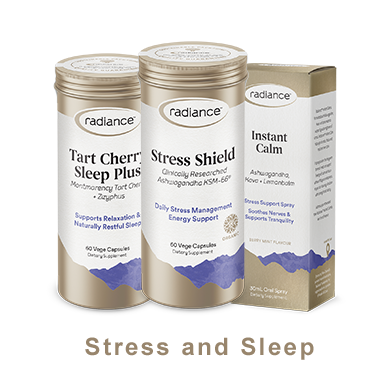 Radiance supplements stress and sleep products