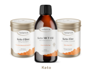 Radiance supplements keto product range